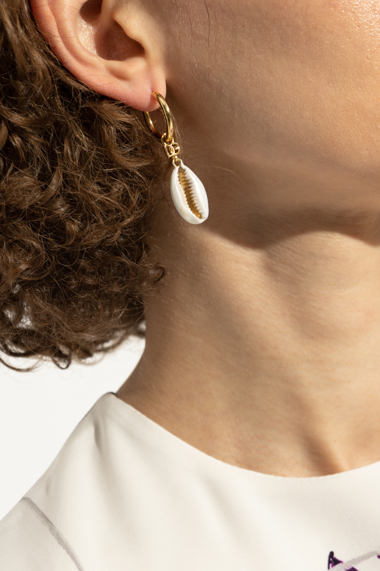 【関税&送料込】Dolce & Gabbana Pendant Earrings Black Earrings with heart-shaped pendants Dolce & Gabbana